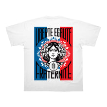 Charger l'image dans la galerie, TEE-SHIRT | LIBERTE, EGALITE, FRATERNITE - Blanc