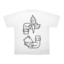 Charger l'image dans la galerie, TEE-SHIRT | LEO GAVAGGIO x ICE CREAM MAN - Blanc