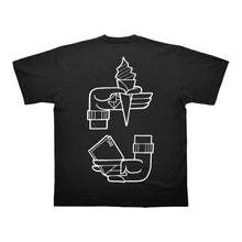 Charger l'image dans la galerie, TEE-SHIRT | LEO GAVAGGIO x ICE CREAM MAN - Noir